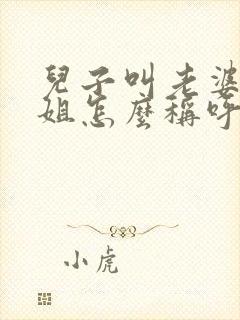 儿子叫老婆的姐姐怎么称呼