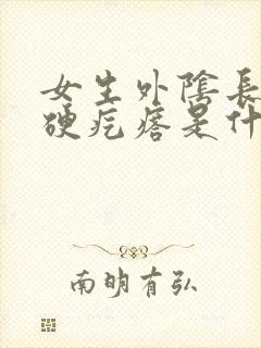 女生外阴长了个硬疙瘩是什么