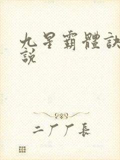九星霸体诀 小说