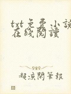 txt免费小说在线阅读