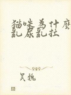 猫咪为什么到处乱尿乱拉