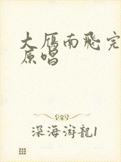 大雁南飞完整版原唱封面