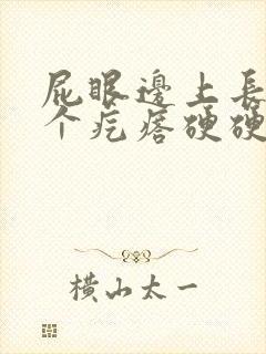 屁眼边上长了一个疙瘩硬硬的疼封面