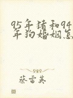 95年猪和94年狗婚姻怎么样