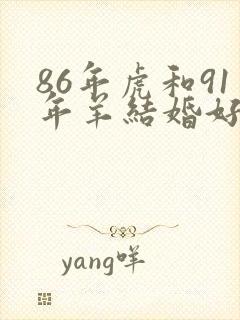 86年虎和91年羊结婚好不好
