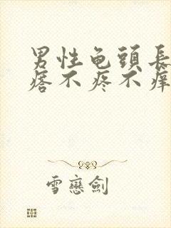 男性龟头长小疙瘩不疼不痒