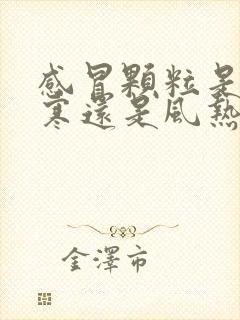 感冒颗粒是治风寒还是风热