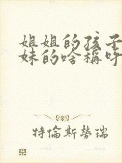 姐姐的孩子是妹妹的啥称呼