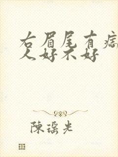 右眉尾有痣的女人好不好