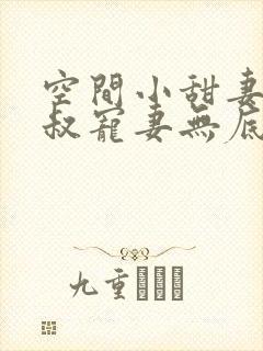 空间小甜妻:皇叔宠妻无底线封面