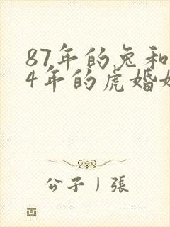 87年的兔和74年的虎婚姻怎样