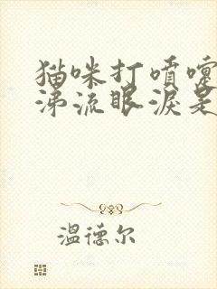 猫咪打喷嚏流鼻涕流眼泪是怎么回事