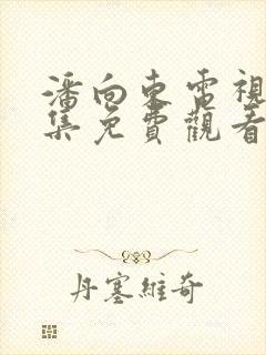 潘向东电视剧全集免费观看