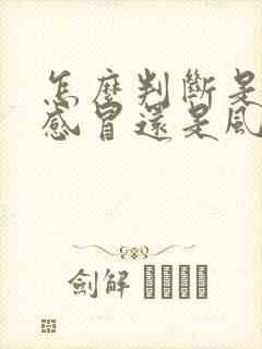 怎么判断是风热感冒还是风寒感冒