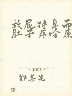 放屁特臭而且小肚子疼啥原因封面