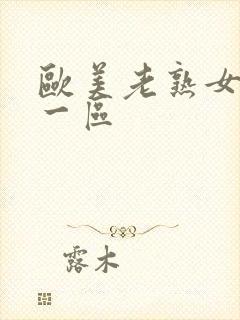 欧美老熟女视频一区