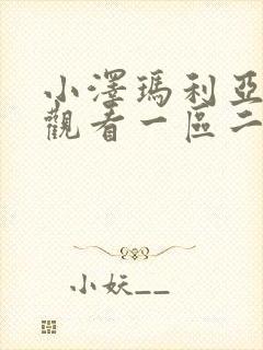 小泽玛利亚在线观看一区二区三区封面