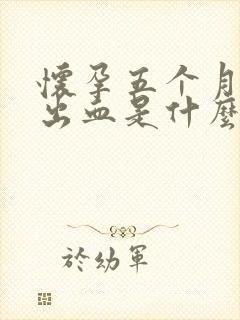 怀孕五个月大便出血是什么原因