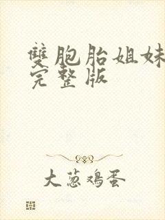 双胞胎姐妹双飞完整版封面