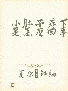 小肚子疼下坠疼是怎么回事