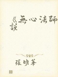 《无心法师》小说封面