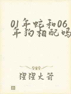 01年蛇和06年狗相配吗