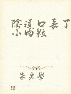 阴道口长了好多小肉粒