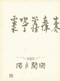 电吹管来生再续未了情伴奏曲