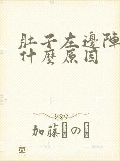 肚子左边阵痛是什么原因封面