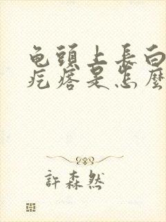 龟头上长白色的疙瘩是怎么回事封面