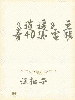 《逍遥》免费观看40集电视剧完整版