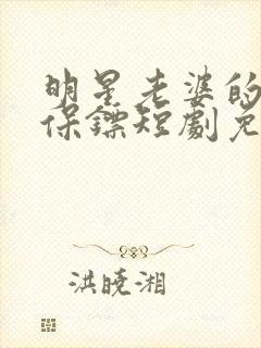 明星老婆的贴身保镖短剧免费观看封面