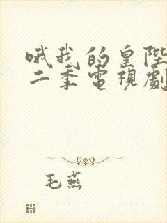 哦我的皇陛下第二季电视剧免费