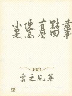 小便有点黄红色是怎么回事