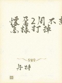 怀孕2周不想要怎样打掉