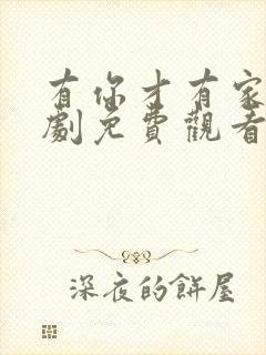 有你才有家电视剧免费观看全集