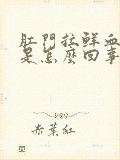 肛门拉鲜血不痛是怎么回事封面