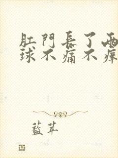 肛门长了两个肉球不痛不痒封面