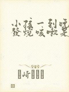 小孩一到晚上就发烧咳嗽是什么原因封面