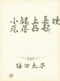 小腿上长硬硬的疙瘩凸起封面