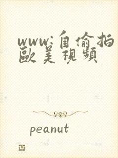 www:自偷拍欧美视频