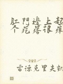 肛门边上起了一个疙瘩很痒