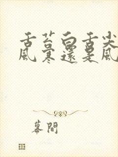 舌苔白舌尖红是风寒还是风热