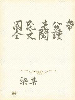 国民老公带回家全文阅读