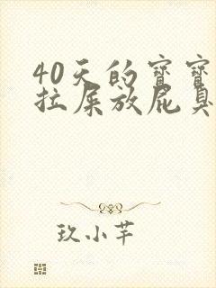 40天的宝宝不拉屎放屁臭封面