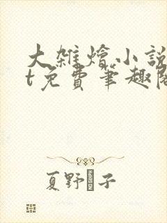 大杂烩小说txt免费笔趣阁