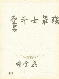 圣斗士最强第一名