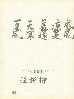 夏天着凉感冒是风寒还是风热