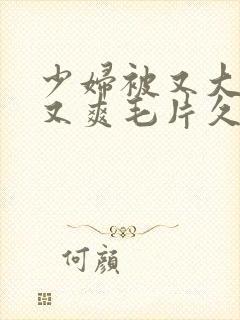 少妇被又大又黑又爽毛片久久黑人