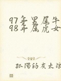 97年男属牛与98年属虎女相配吗